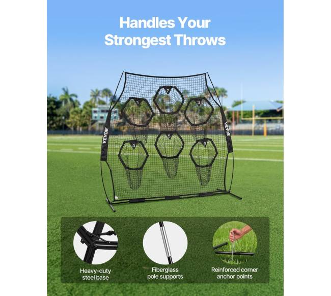 Futbolo metimo treniruoklis su tikslo kišenėmis3