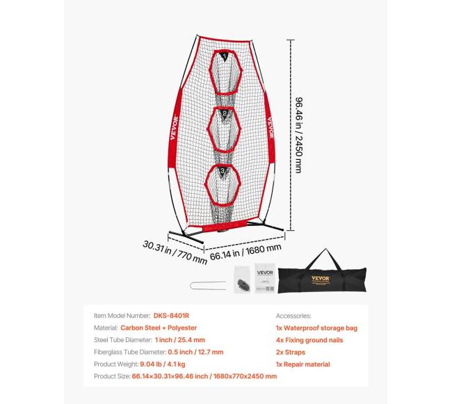 203x102 cm futbolo metimo tinklas su taikiniais6