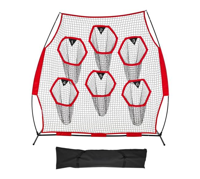 Futbolo treniruoklis su taikiniais 2.4x2.4m0