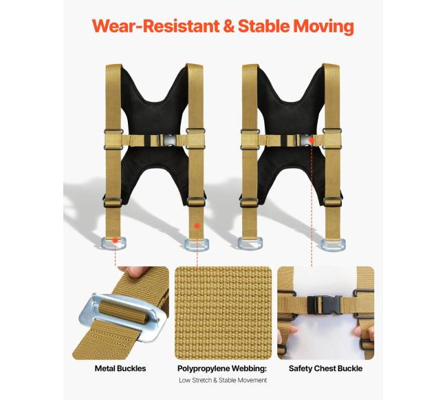 Pernešimo diržai, talpinantys iki 453 kg4