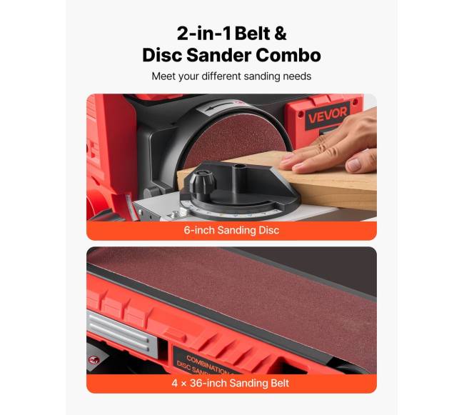 Profesionali diskinė ir juostinė šlifuoklė 400W2