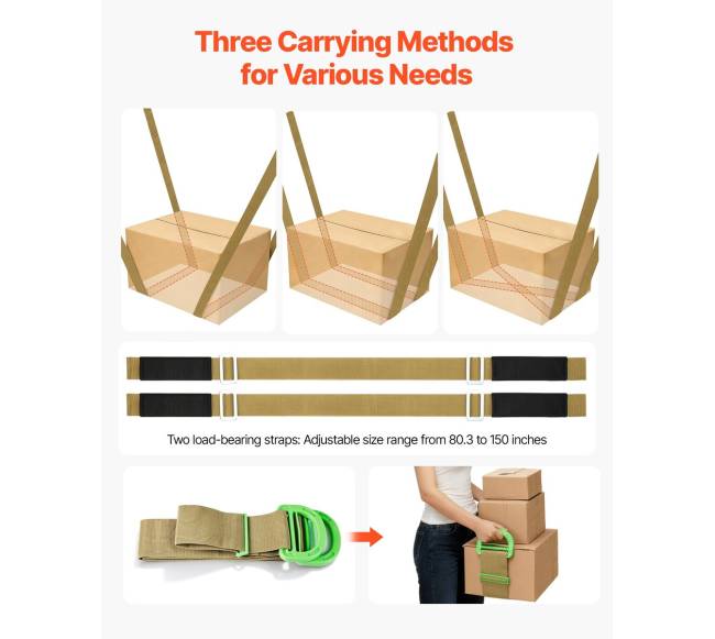 Krovimo diržai 2 žmonių pernešimo sistemai5