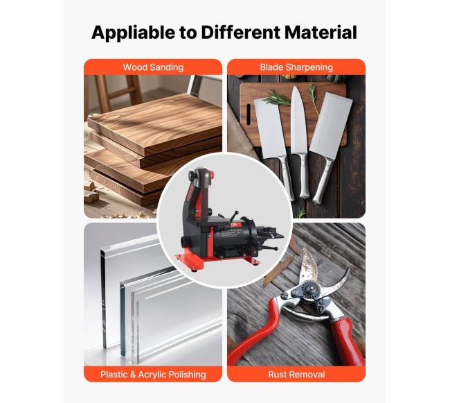 Šlifavimo diskų ir juostų šlifuoklis 250W4