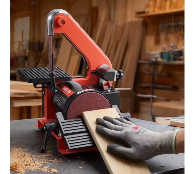 Šlifavimo diskų ir juostų šlifuoklis 250W7