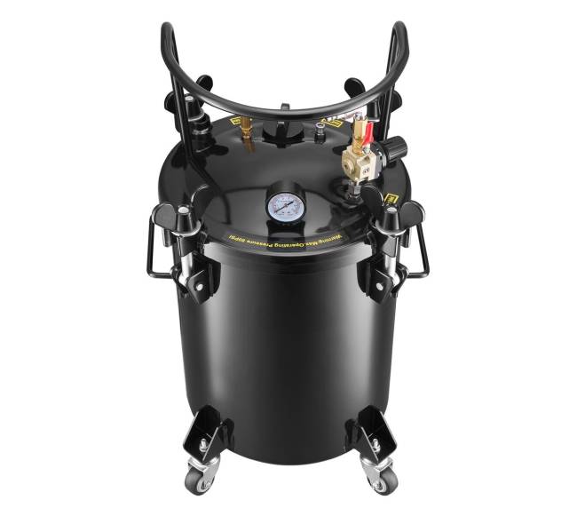 Dažų slėginis bakas su greito prijungimo jungtimis 30 L0