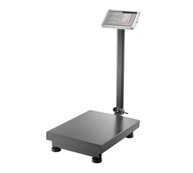 Elektroninės platforminės svarstyklės 300 kg, tikslumas 50 g0