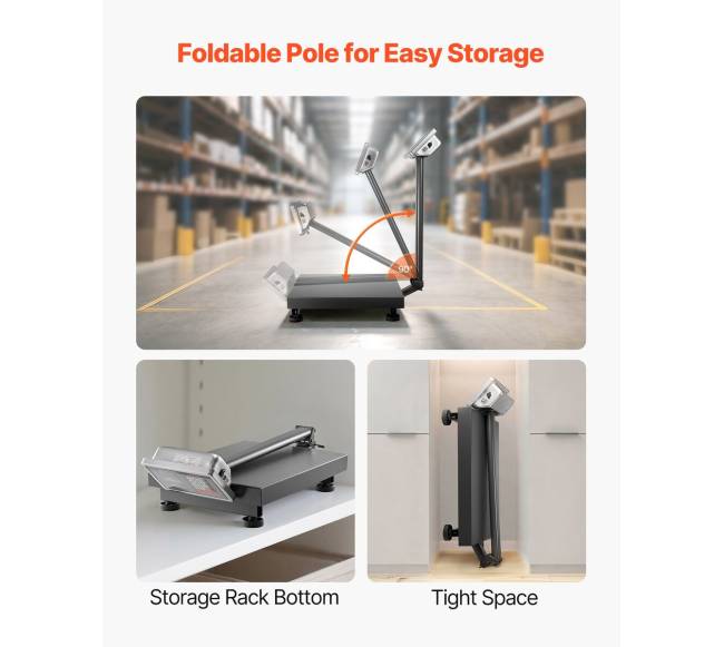 Elektroninės platforminės svarstyklės 300 kg, tikslumas 50 g3
