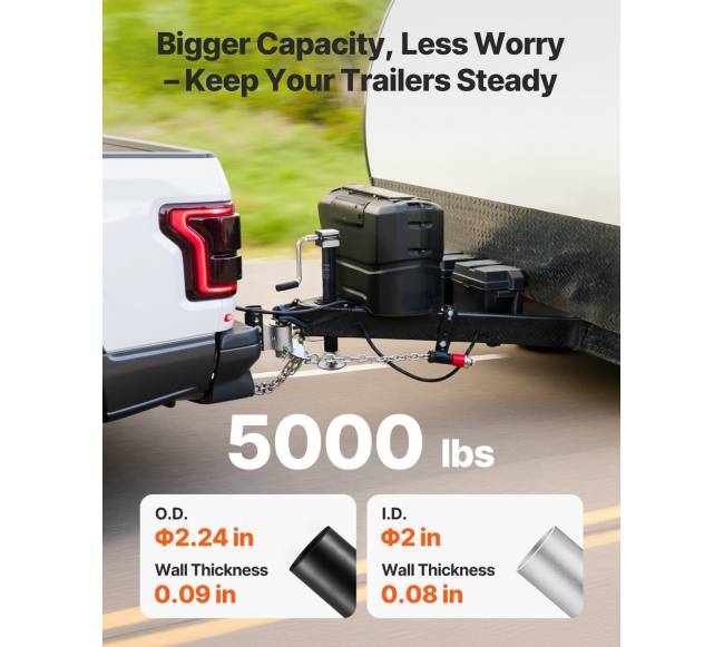 2267 kg priekabos domkratas su 381 mm eiga1