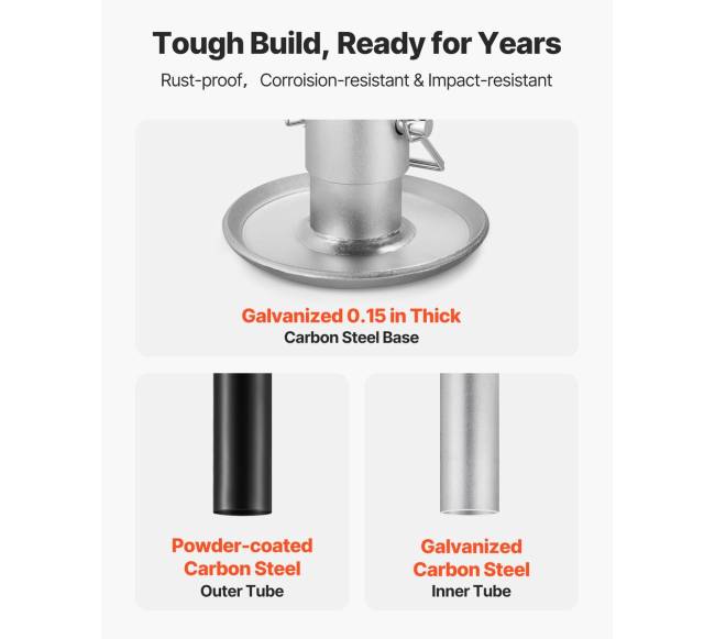 2267 kg priekabos domkratas su 381 mm eiga3