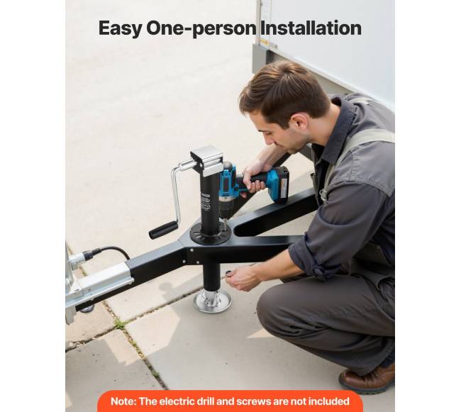 2267 kg priekabos domkratas su 381 mm eiga4