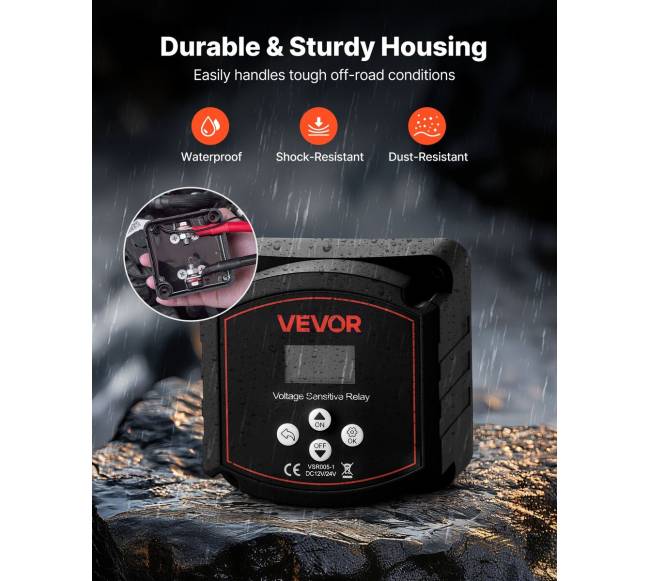 Dvigubas akumuliatoriaus izoliatoriaus rinkinys 12V6