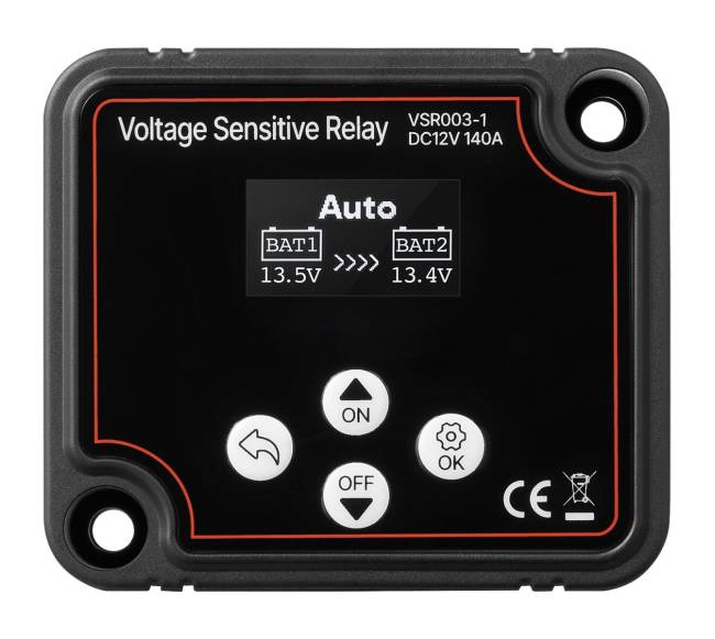 12V 140A dvigubas akumuliatorių izoliatorius UTV, ATV0