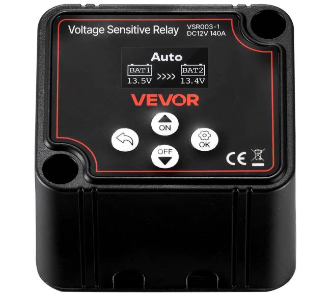 12V 140A dvigubas akumuliatorių izoliatorius UTV, ATV8