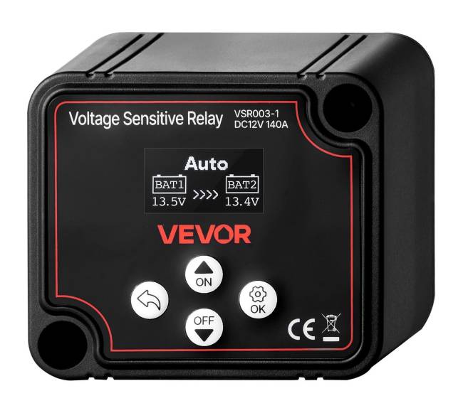 12V 140A dvigubas akumuliatorių izoliatorius UTV, ATV10