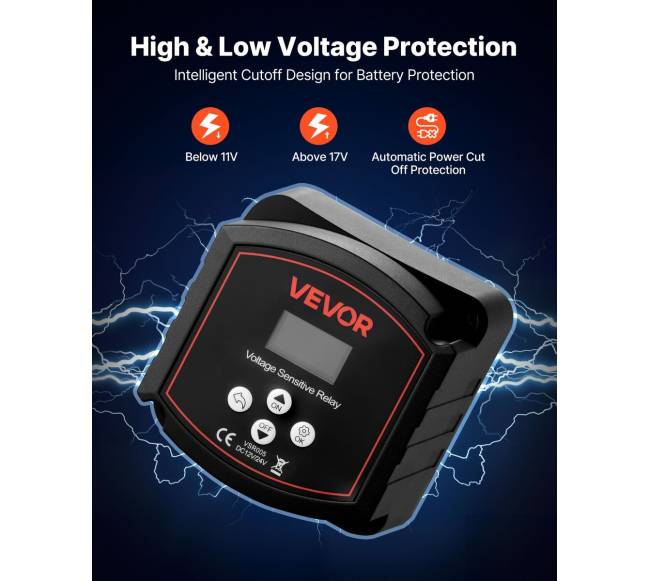 Dvigubas baterijų izoliatorius su LCD ekranu6