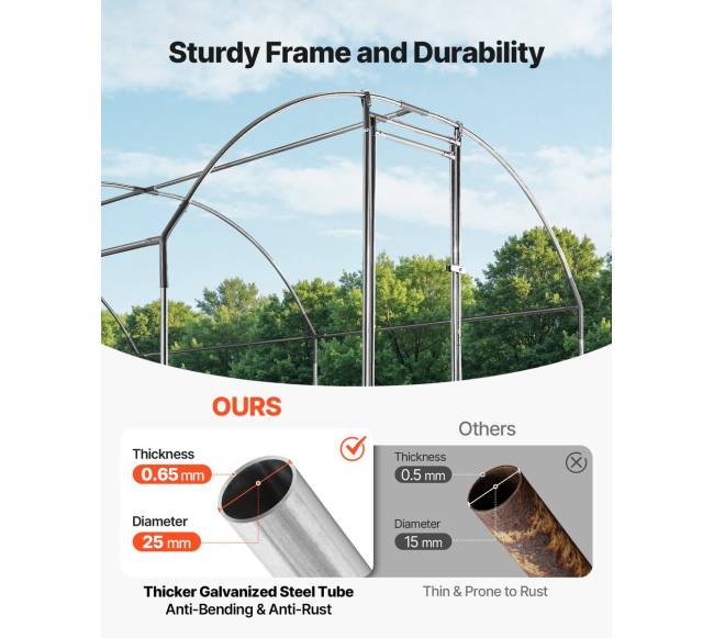 Metalinė vištų tvora su stogu2