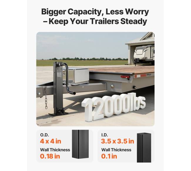 Priekabos domkratas 5443 kg apkrovai1