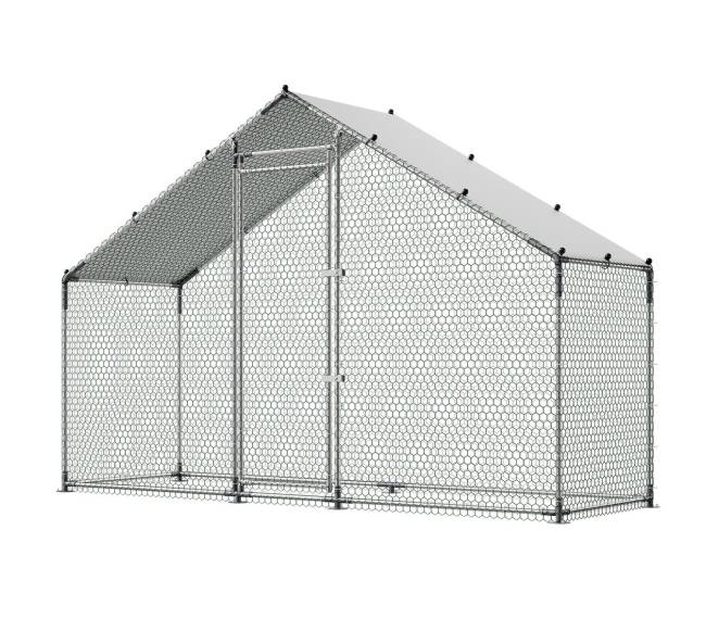 Didelis metalinis vištidė kiemui9