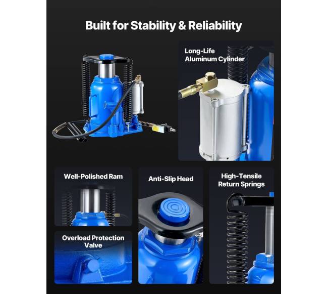 Hidraulinis butelinis domkratas oru, 32 t4