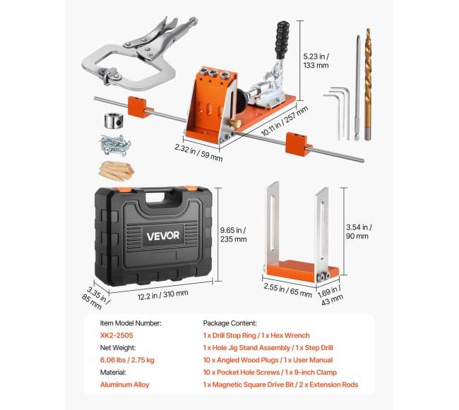 Kišeninis griebtuvų rinkinys medienos darbams6