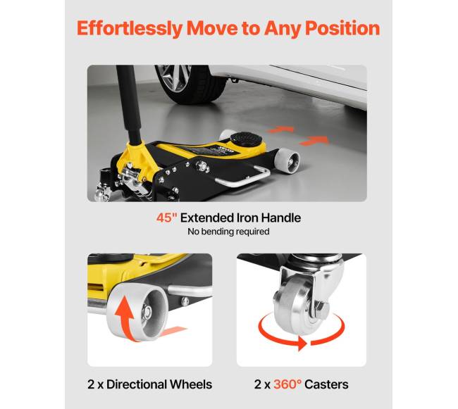 Žemas automobilių domkratas 2,5 tonos4