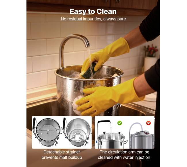 Elektrinė alaus gamybos sistema, 60 l talpa, 3000W5