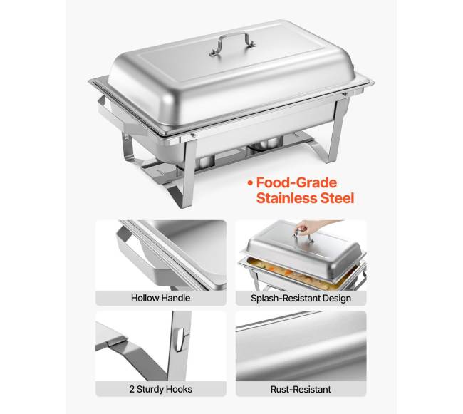 Stačiakampė nerūdijančio plieno kaitinimo lėkštė3