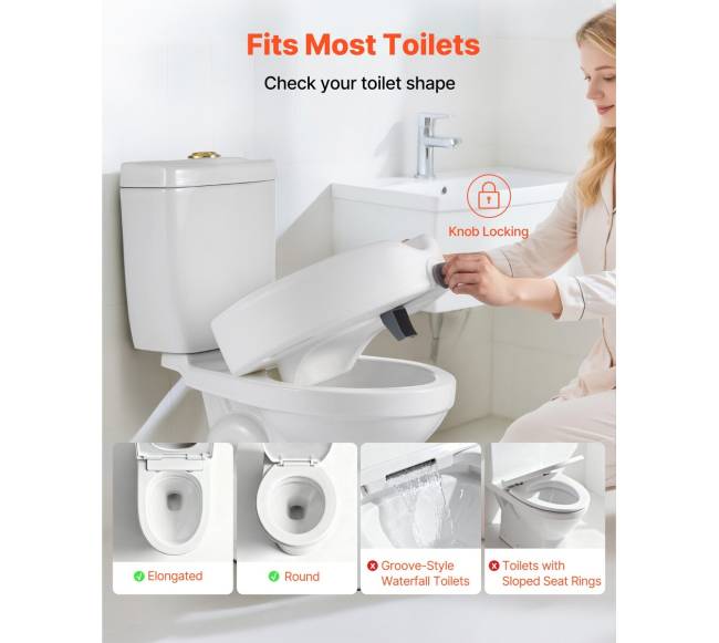 Paaukštinta tualeto sėdynė, 158,8 kg, 127 mm2