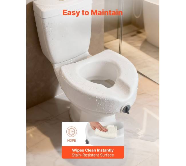 Paaukštinta tualeto sėdynė, 158,8 kg, 127 mm5