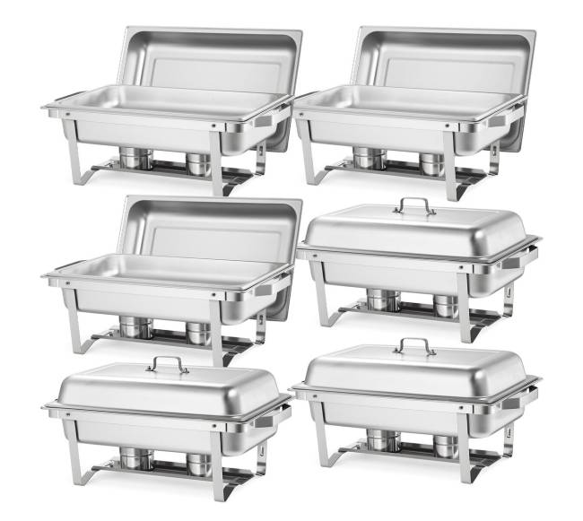 Stačiakampis maisto šildytuvas, 9.91L, 6 vnt.0