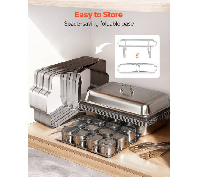 Stačiakampis maisto šildytuvas, 9.91L, 6 vnt.5