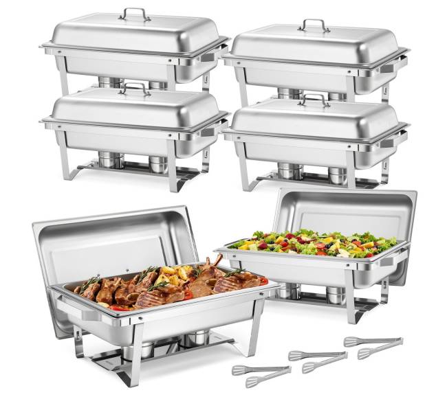 Stačiakampis maisto šildytuvas, 9.91L, 6 vnt.8