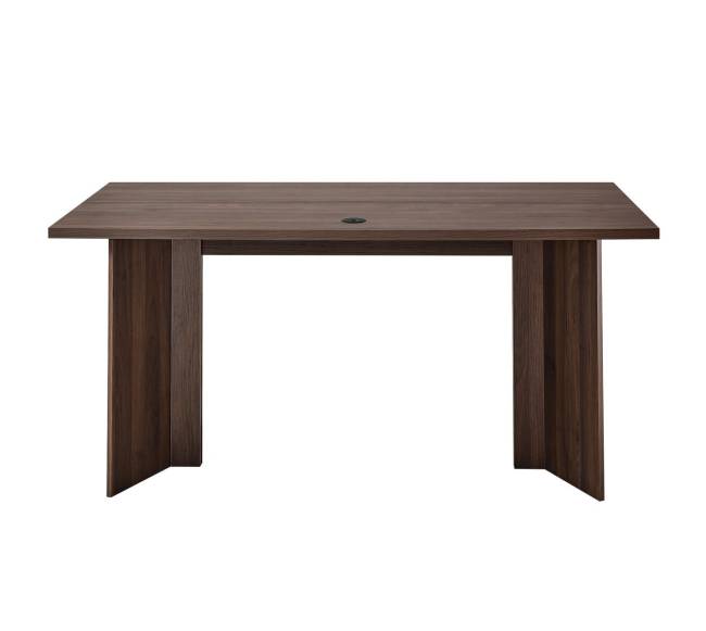 modernus 160 cm vykdomasis stalas su kabelių anga8