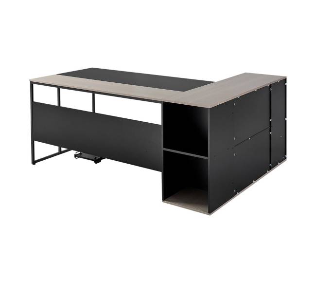 L formos rašomasis stalas su stalčiais0