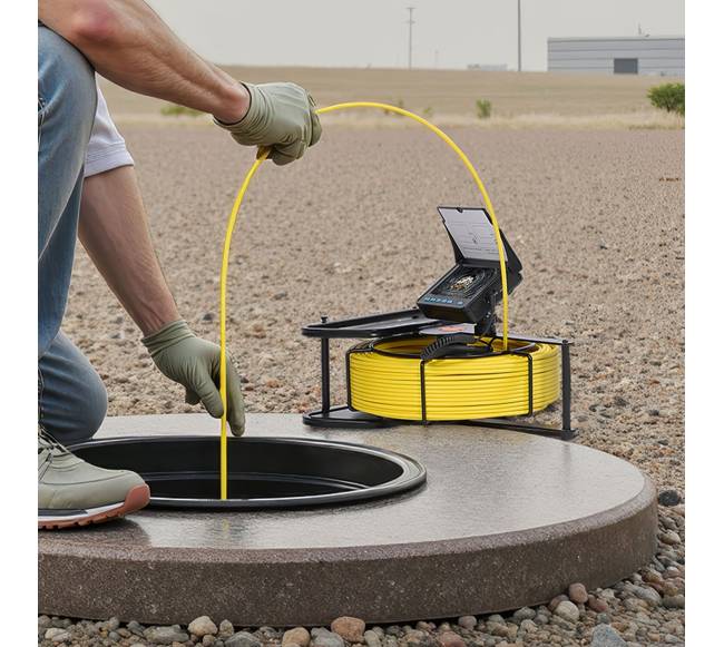 Vandentiekio kameros inspektavimo sistema 50 m7