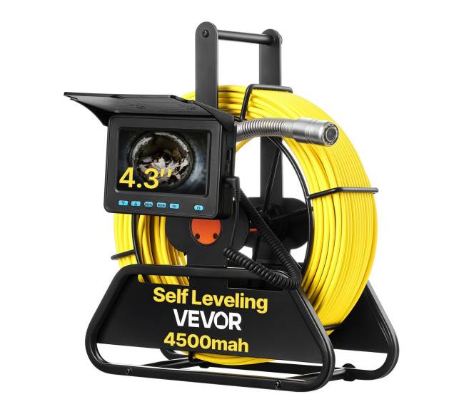 Kanalizacijos kamera, 30m, savaime niveliuojanti 1080P HD ekranas0