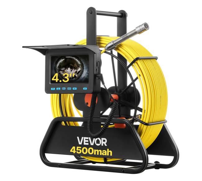 20 m ilgio kanalizacijos kamera su LED0