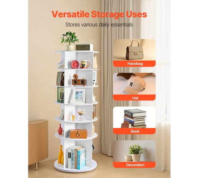 Šešių aukštų sukama batų lentyna6