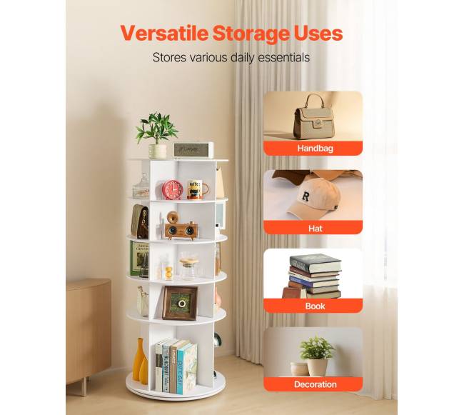 5 aukštų besisukanti batų lentyna6