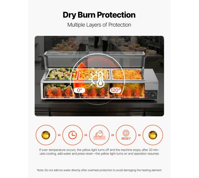 Elektrinis maisto šildytuvas su stiklo dangčiu5