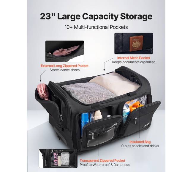 Šokių krepšys su drabužių stovu2