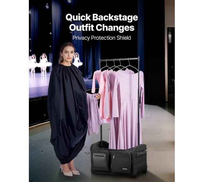 Šokių krepšys su drabužių stovu3