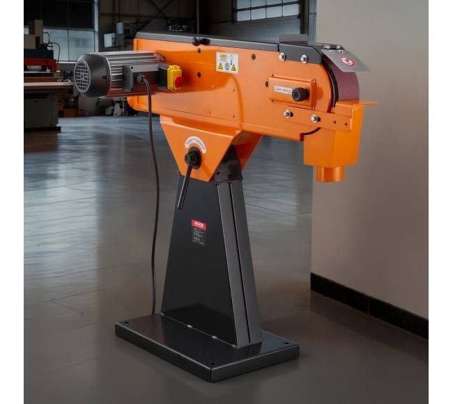 76 mm juostinis šlifuoklis su reguliuojamu kampu7