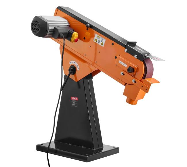 76 mm juostinis šlifuoklis su reguliuojamu kampu8