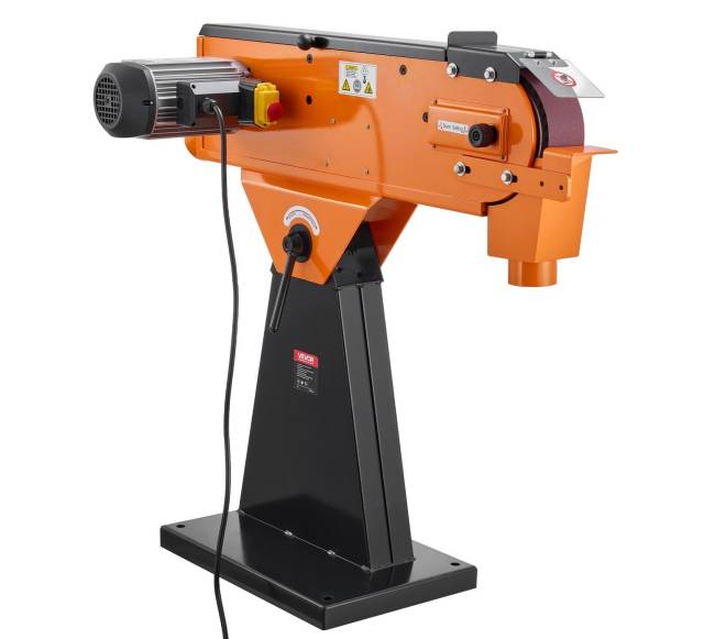 76 mm juostinis šlifuoklis su reguliuojamu kampu10