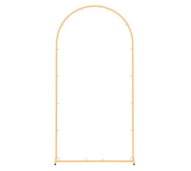 Auksinė arkos stovą 2 x 1 m dekoravimui0