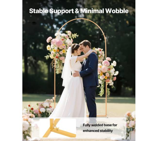 Auksinis arkos fonas 2,2 x 1,2 m3