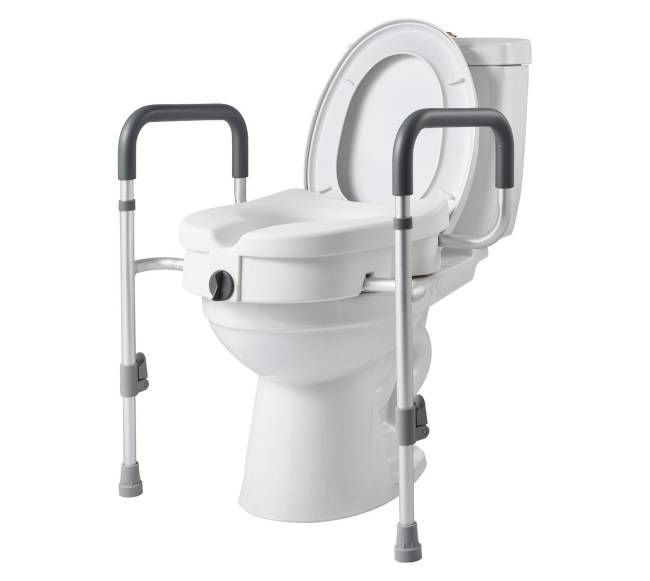 Paaukštinta tualeto sėdynė su rankenomis8