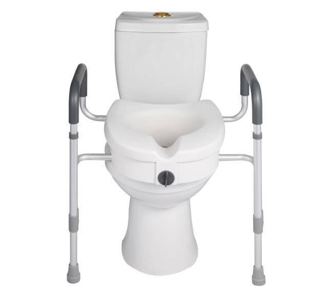 Paaukštinta tualeto sėdynė su rankenomis9