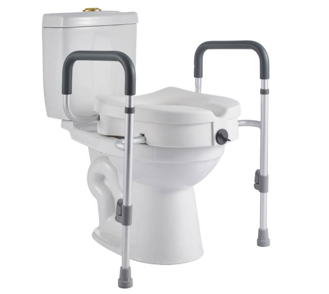 Paaukštinta tualeto sėdynė su rankenomis10